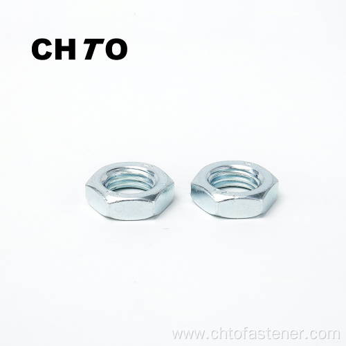 DIN 936 17H Zinc plated Hexagon thin nuts